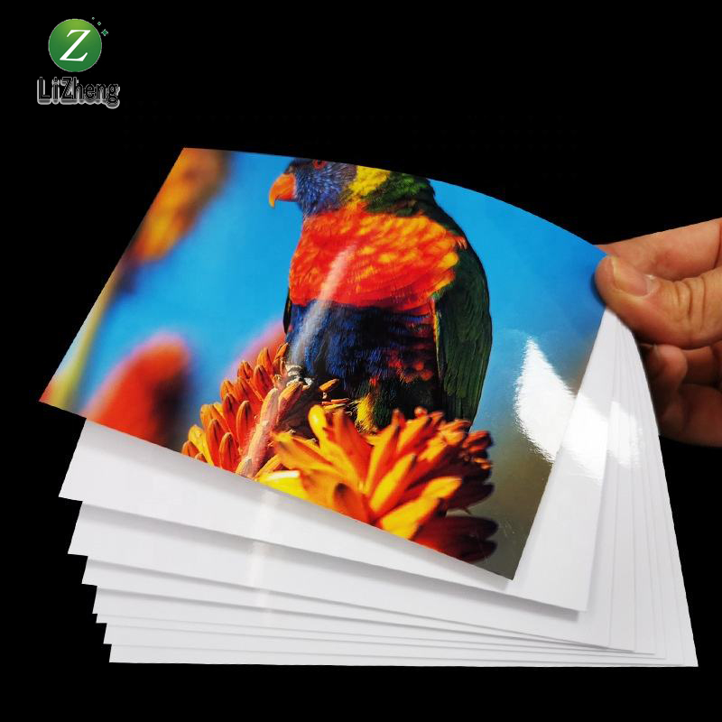 Papier photo brillant A4 4r Rc de haute qualité pour imprimantes grand format